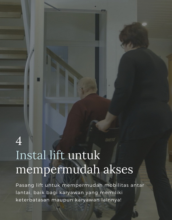 pasang lift ramah disabilitas