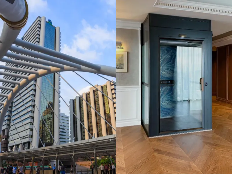 Lift X80 Premium di Kronus Pusat Bisnis dan Perkantoran di Thailand