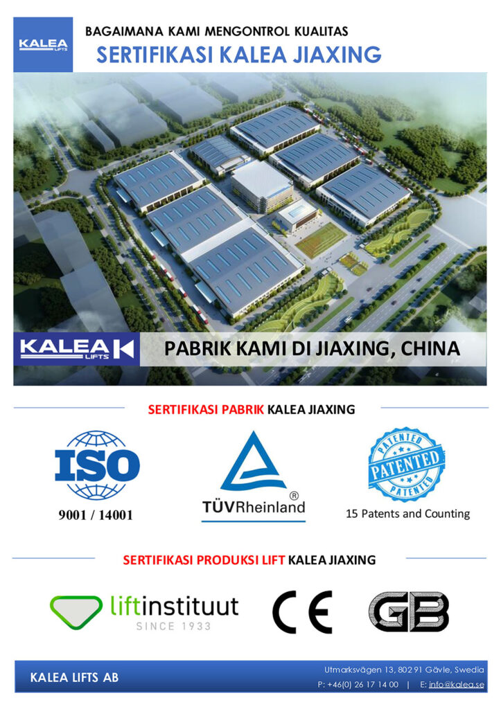 bagaimana kami mengontrol kualitas sertifikasi kalea jiaxing