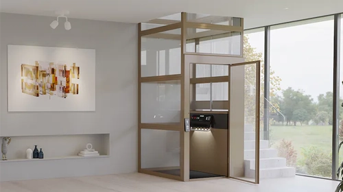 kalea kosmos series dengan full panoramic glass untuk hunian modern minimalis